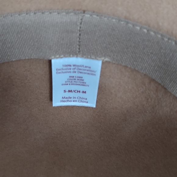 Hat Women Girls Faded Glory Wool Warm S/M Solid Brown New With Out tag - Picture 6 of 11